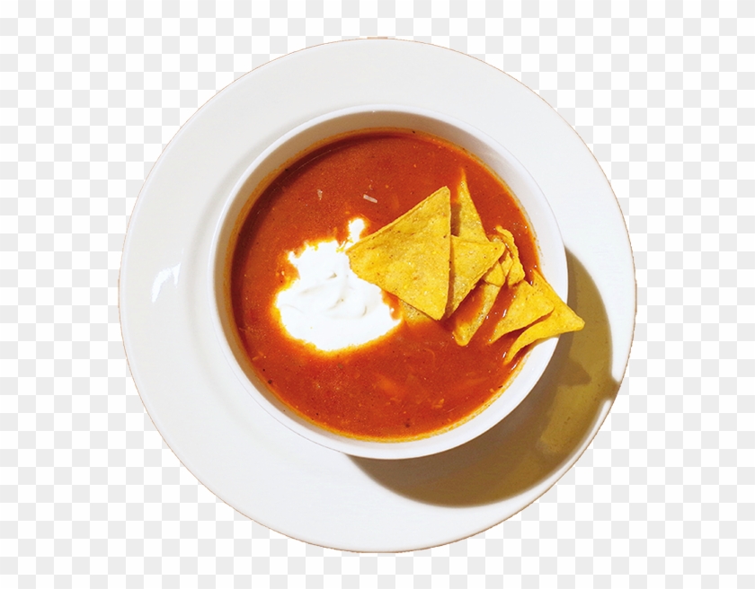 Chicken Soup „aztek“ Style With Tortilla Chips - Curry Clipart #3622592