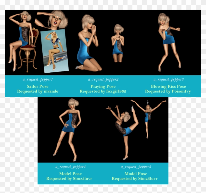 Requests - Sims 4 Praying Pose Clipart