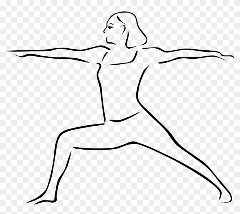 Gerald G Yoga Poses Stylized 4 999px 51 - Drawing Of Yoga Poses Clipart #3622822