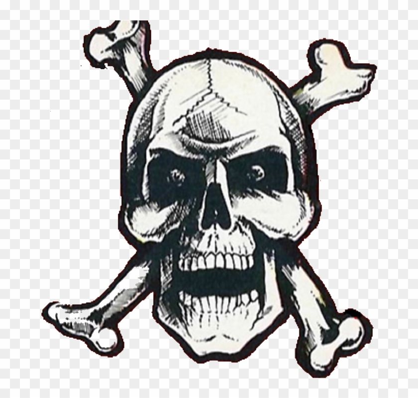 Skull Old School Drawing Clipart