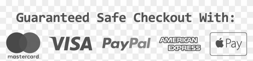 Trust Badges - Guaranteed Safe Checkout Badge Black Clipart