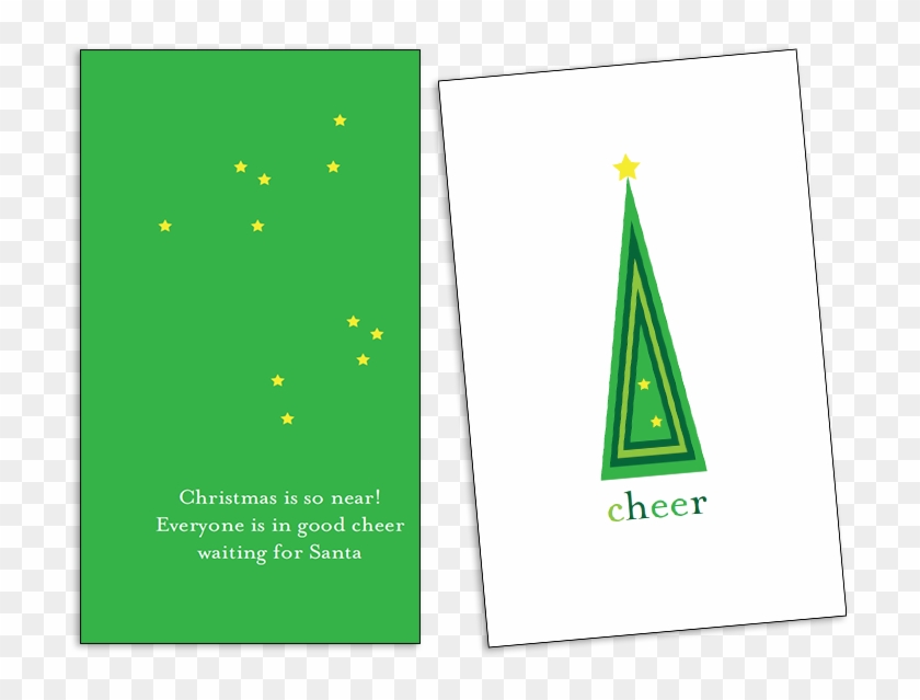 Christmas Card Template - Triangle Clipart