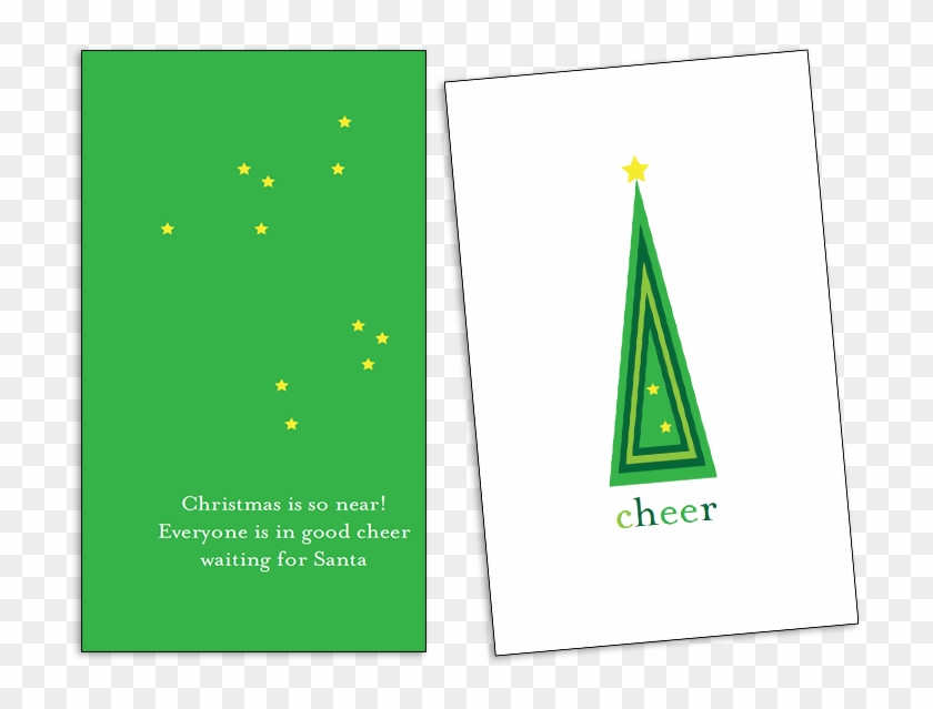 Christmas Card Template - Triangle Clipart #3623499