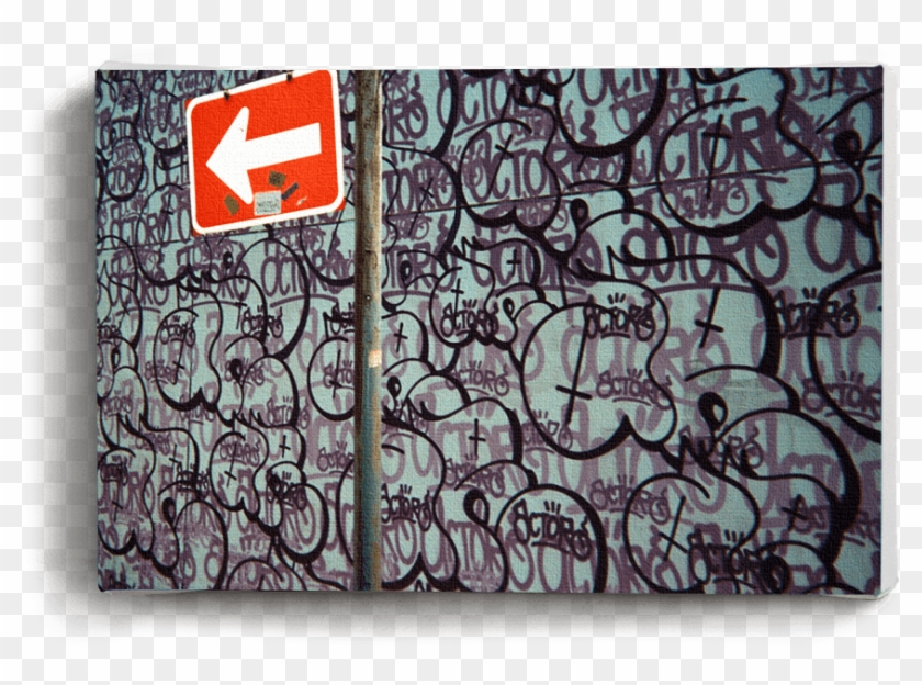 Canvas Print Arrow Graffiti - Wallet Clipart #3623614