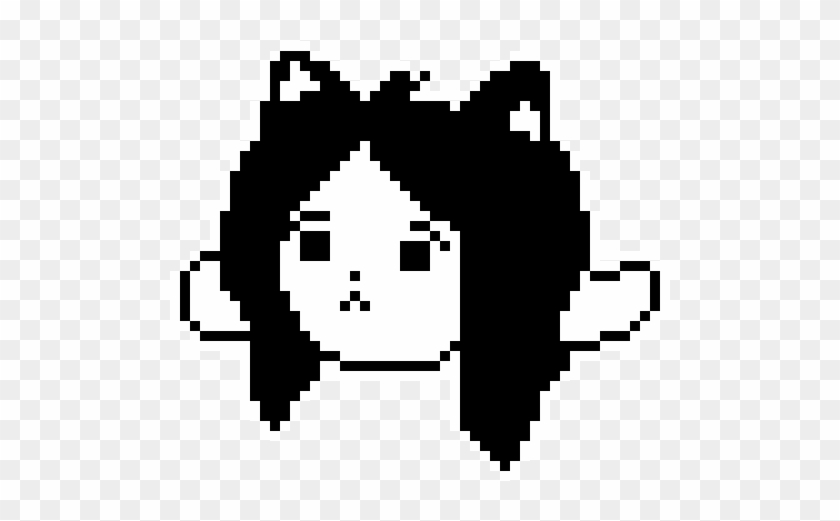 Temmie Triste - Blank Pixel Speech Bubble Png Clipart