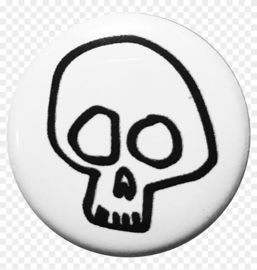 Skull Button By Shittty Stufff Clipart #3623700