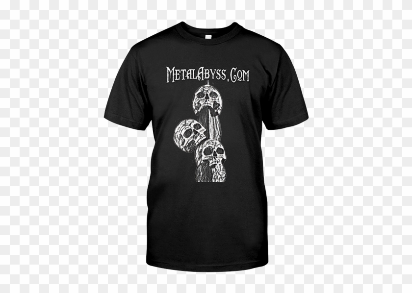 Official Skull Logo Of Metal Abyss - Elephant Make Me Happy Humans Make My Head Hurt T Shirt Clipart