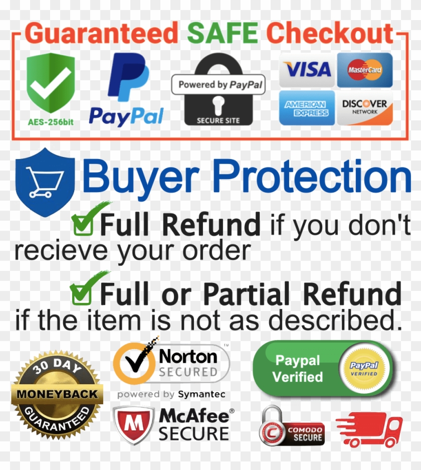 Us - Guaranteed Safe Checkout Badge Clipart