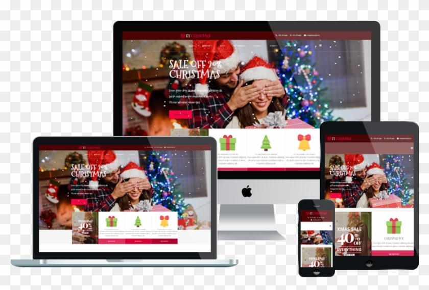 Et Christmas Free Responsive Joomla Template - Woocommerce Wordpress Theme Free Clipart