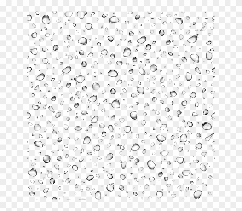 De Ciel Raindrop Drop Rain Pieuvre Clipart - Water Drops Png Transparent Png