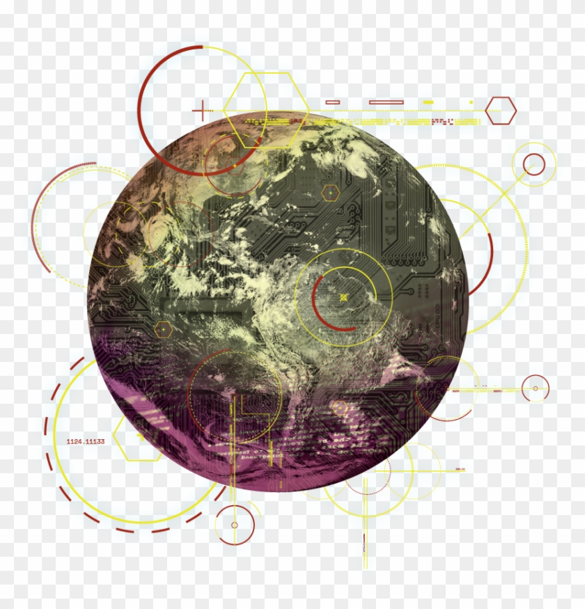 Globe Sensor Panel - Earth Clipart #3625909