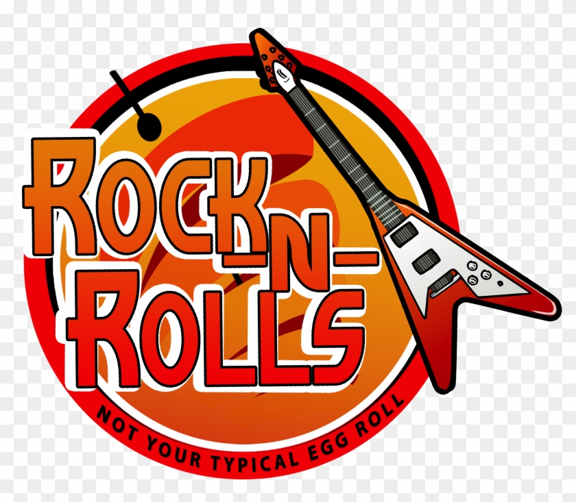 Rocknrolleggrolls - " - Calligraphy Clipart