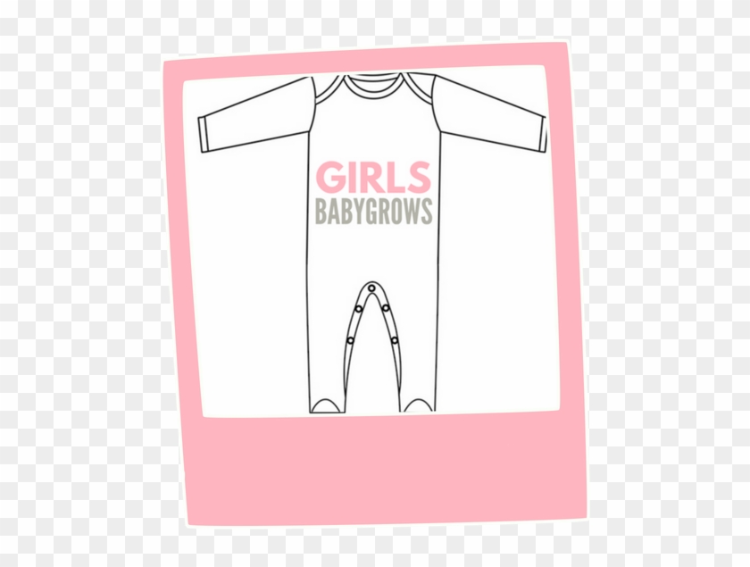 Baby Girls Babygrows - Paper Clipart #3625946