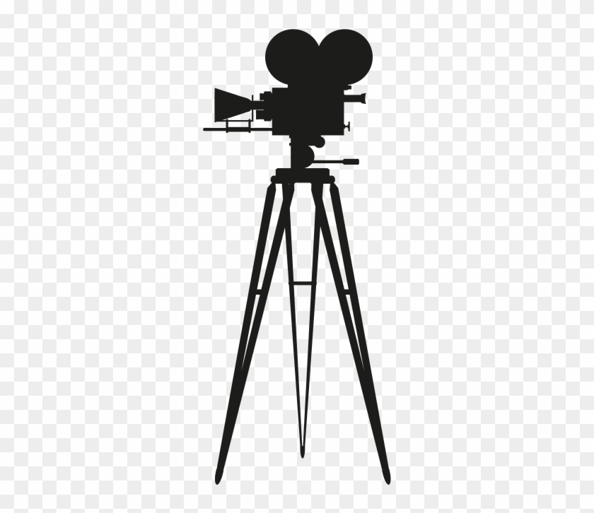 Cinema Camera Silhouette - Tripod Clipart #3626638