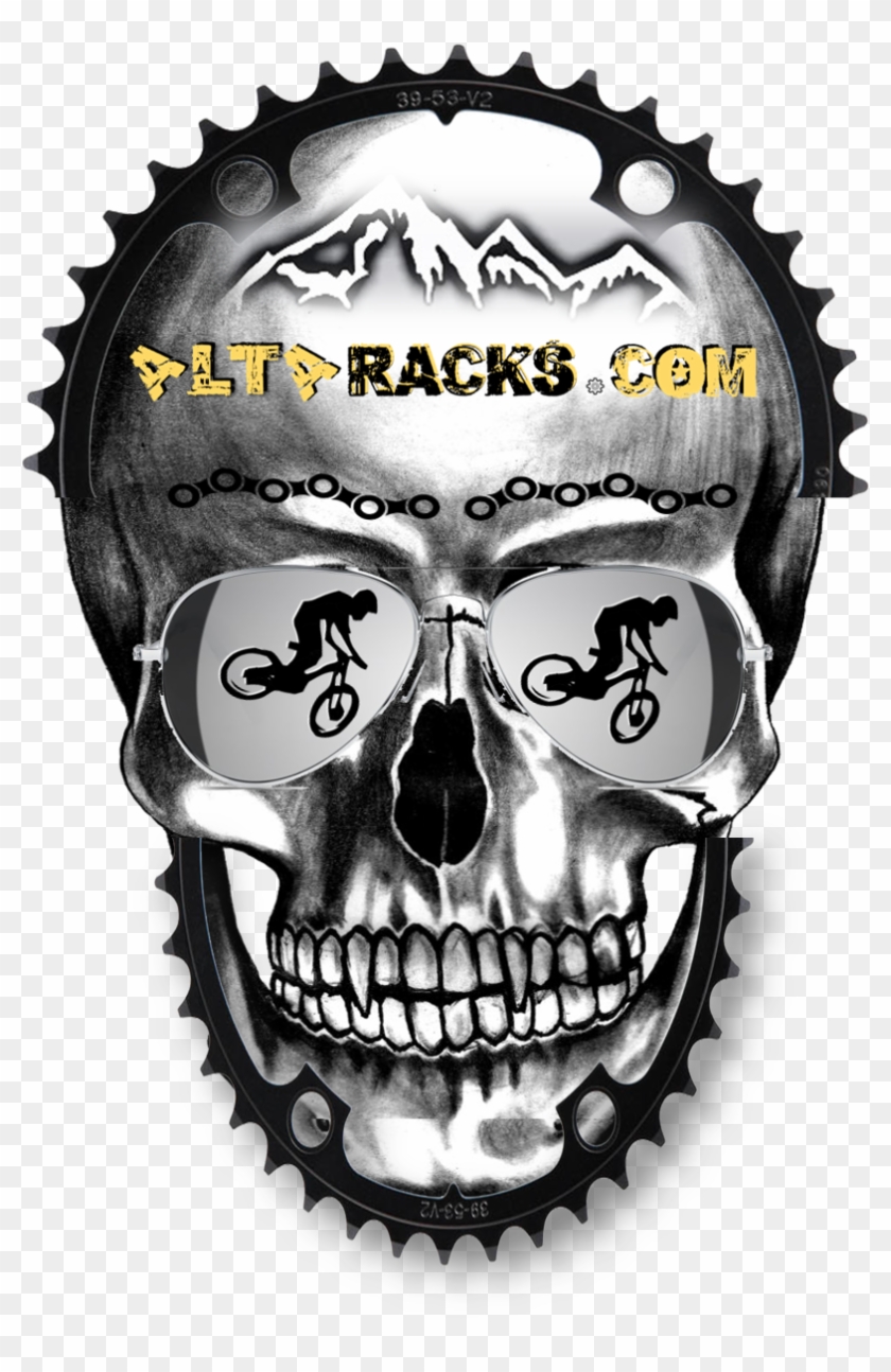 New Skull 7 Gear Glasses Biker Mountain Clipart #3626774