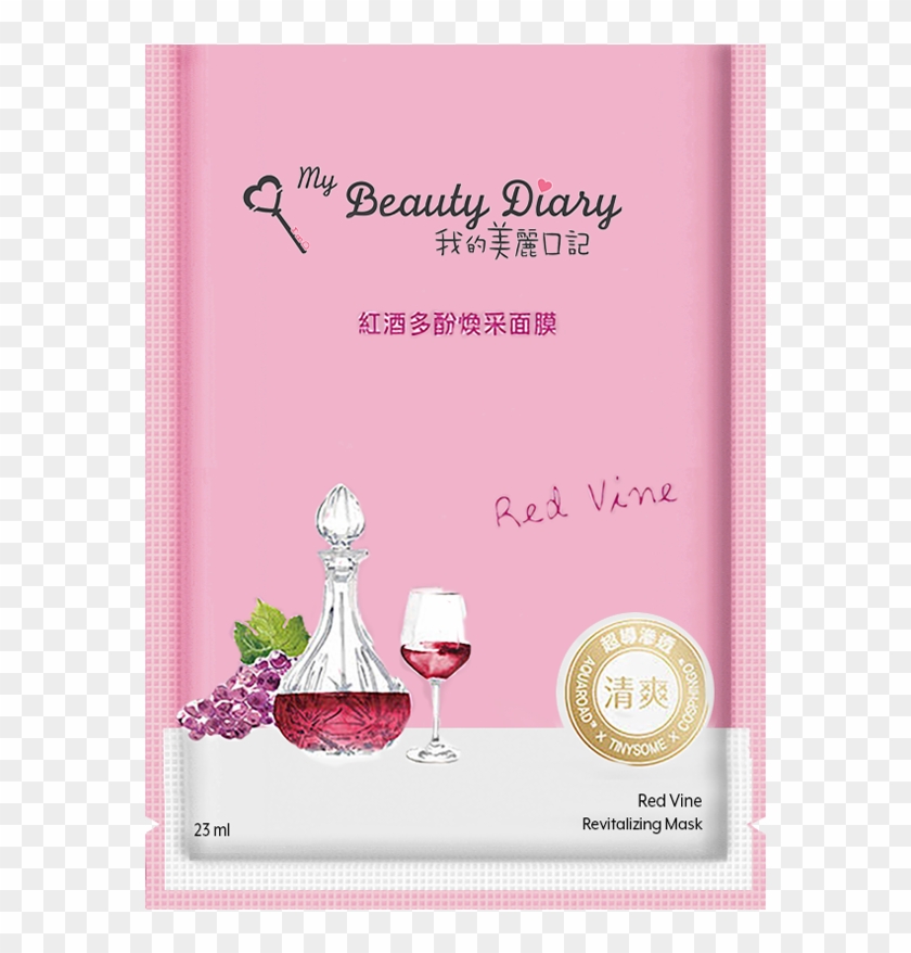 My Beauty Diary Red Vine Mask Individual Sheet - My Beauty Diary Red Vine Revitalizing Mask Clipart
