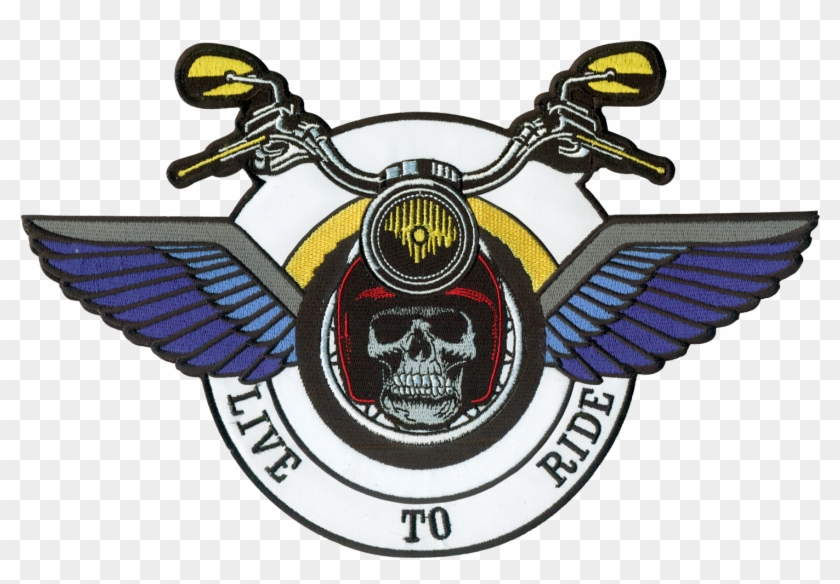 3 Racer Helmet Skull & Wings - Blank Emblem For Riders Png Clipart