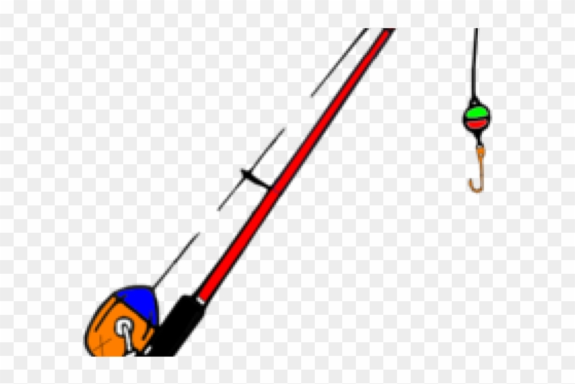 Fishing Pole Clipart Camping - Fishing Rod - Png Download #3627215