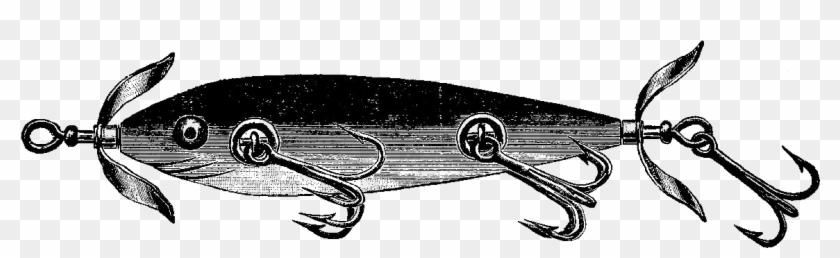 Vintage Fishing Lures Clipart - Lunge - Png Download