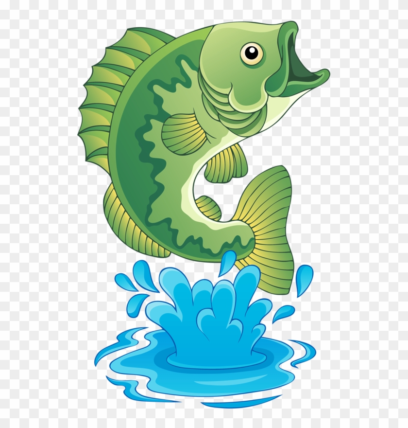 Camper Clipart Fishing - Fish In Water Clipart Png Transparent Png