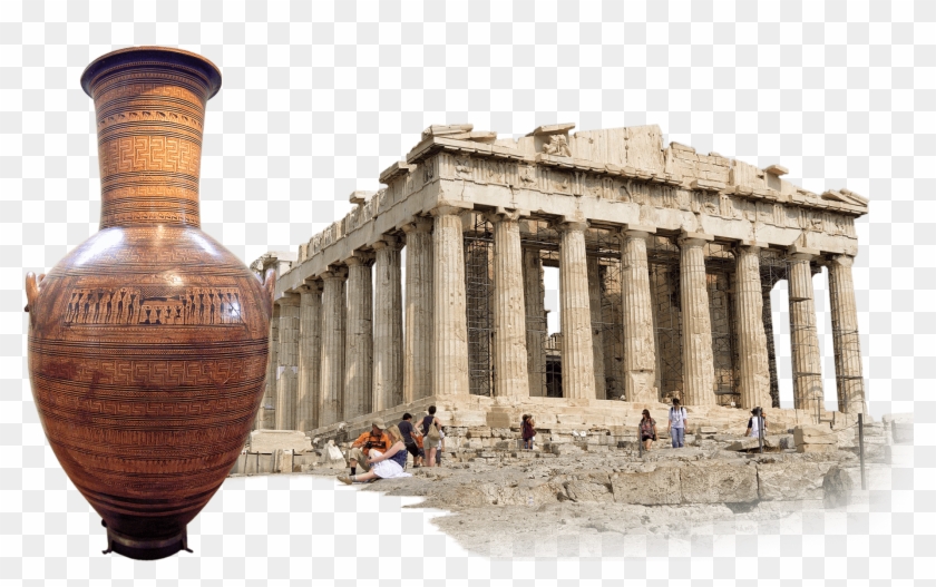 Partenón De La Acrópolis De Atenas - Parthenon Clipart #3627692