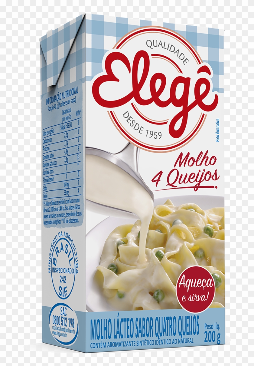 Molho Quatro Queijos Elege Clipart