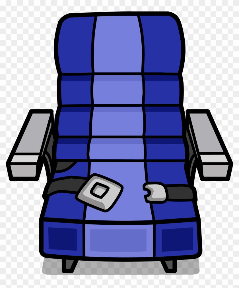Cp Air Seat Sprite 005 - Seat On Plane Clipart - Png Download #3628172