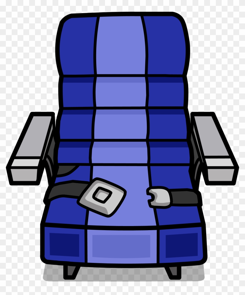 Cp Air Seat Sprite 005 - Seat On Plane Clipart - Png Download