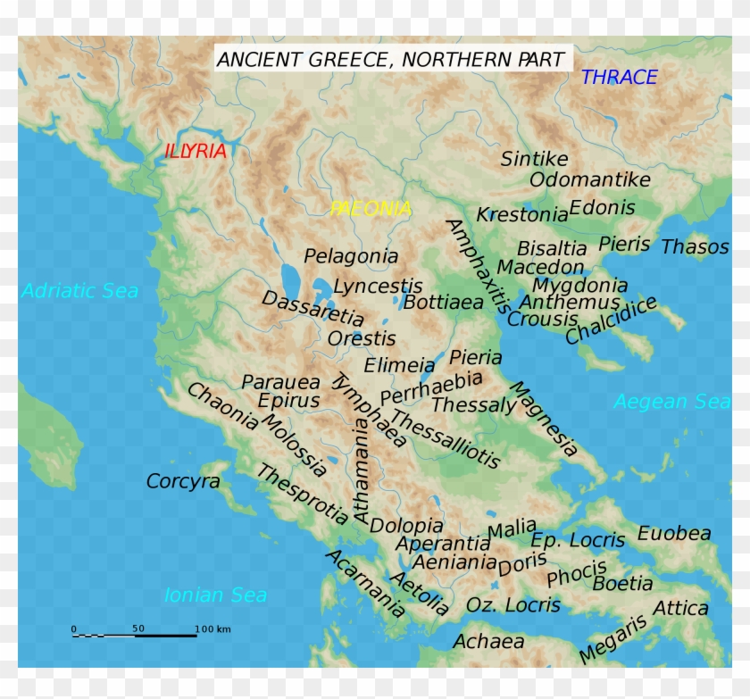What Is "macedonia" - Epidamnus Ancient Greece Map Clipart #3628241