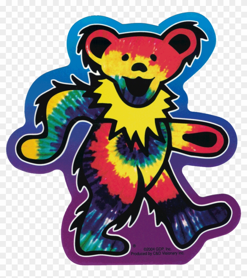 Grateful Dead Dancing Bear Png - Grateful Dead Bear Sticker Clipart