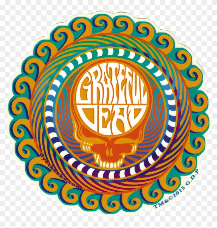 Grateful Dead Orange Sunshine Stealie - Queen Vinyl Label Jazz Clipart