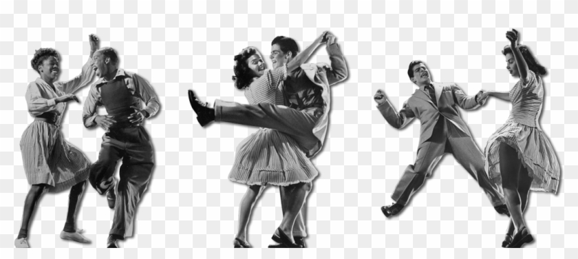 Lindy Hop Is A Swing Dance From 1930's Harlem, New - Swing Dans Clipart