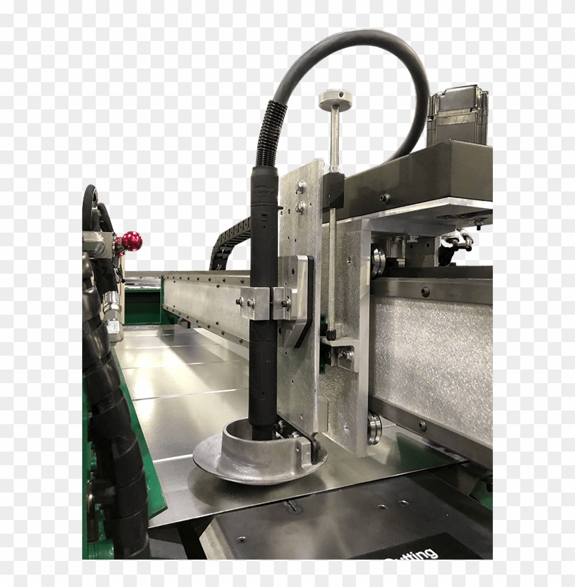 Torch Head And Gantry Are Aluminum, Making It Much - Milling Clipart