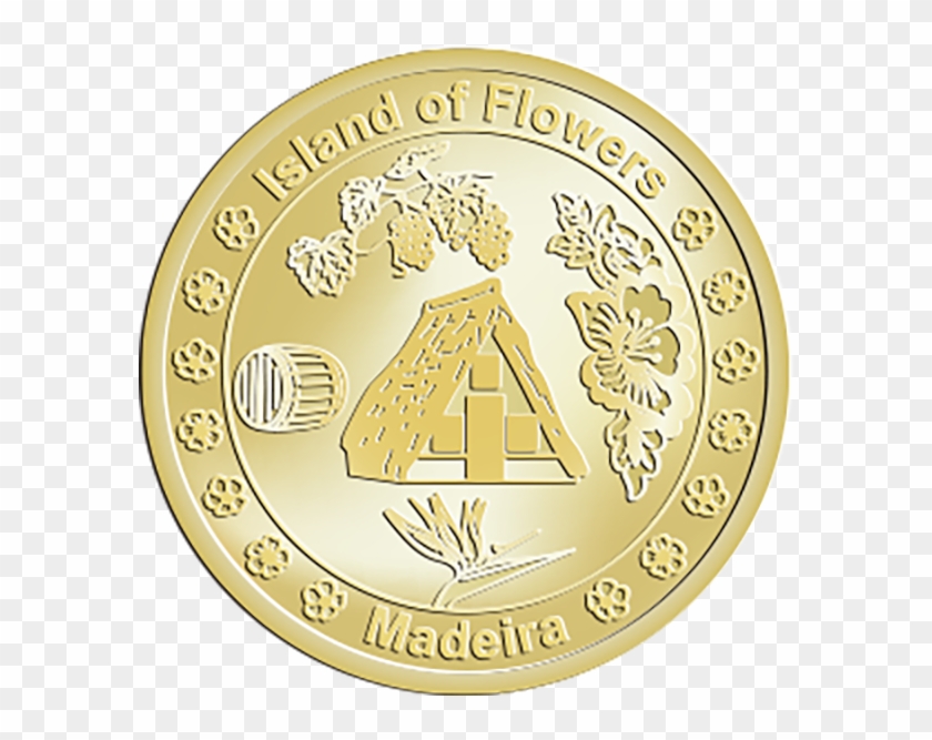 Madeira Island Of Flowers - Coin Clipart #3629592