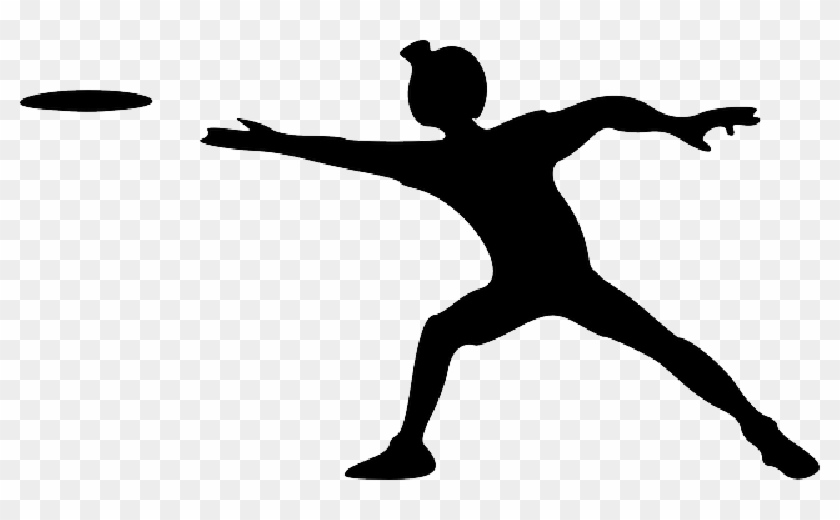 Stick, Man, Silhouette, Figure, Golf, Person, Cartoon - Clip Art Ultimate Frisbee - Png Download #3629689