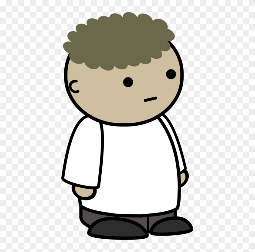 Drawing Character Cartoon Person - Short Person Cartoon Clipart