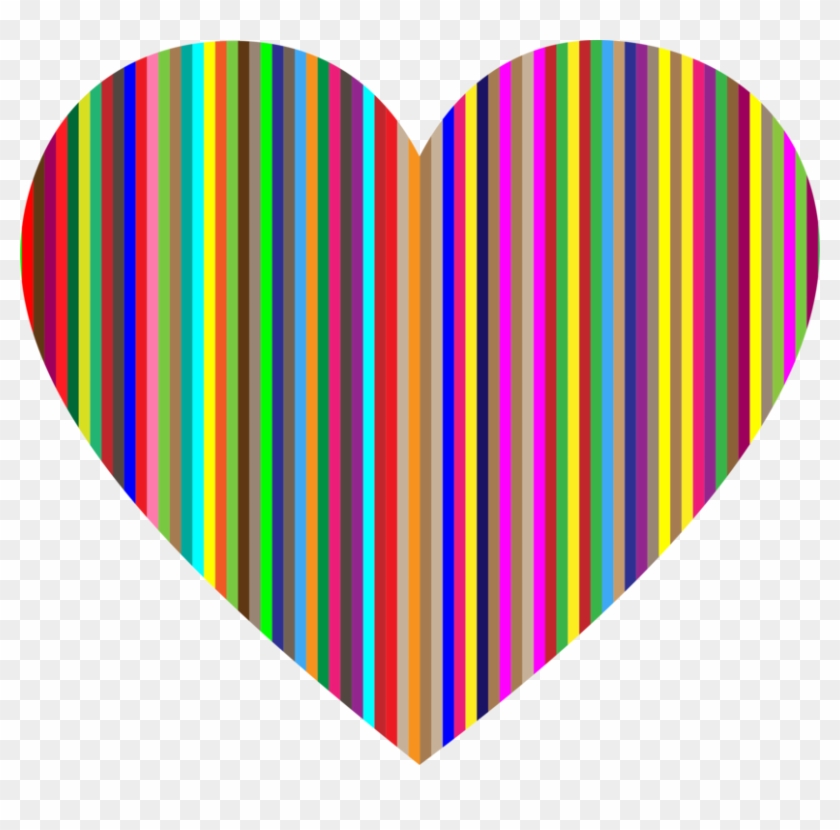 Computer Icons Clip Art Christmas Document Download - Heart Clipart Png Stripes Transparent Png