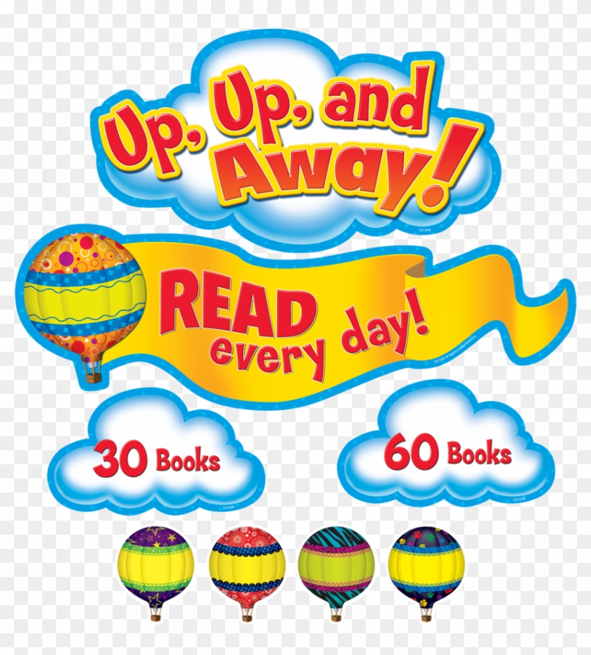 Tcr5298 Read Every Day Bulletin Board Display Set Image Clipart
