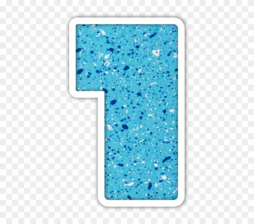 Color Gota Fondo Azul - Glitter Clipart #3630243