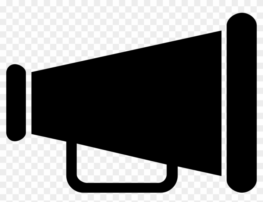 Png File Svg - Cheer Megaphone Clipart Black And White Transparent Png