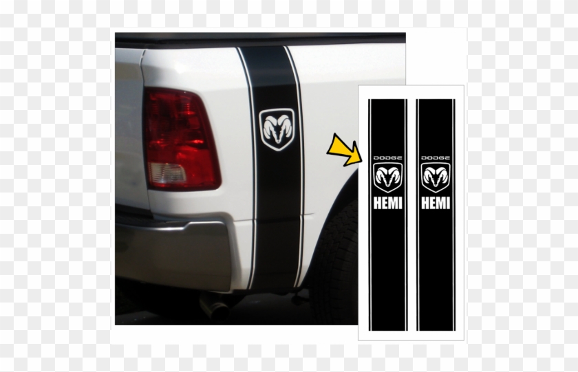 *dodge Dakota Truck Vertical Bed Stripes - Dacia Pick-up Clipart #3630414