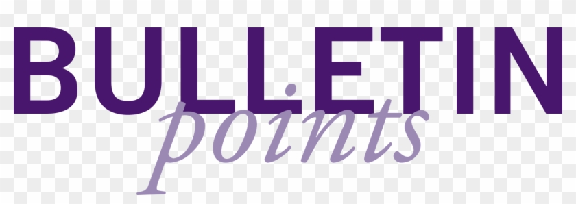 Bulletin Points Monthly E-newsletter Clipart