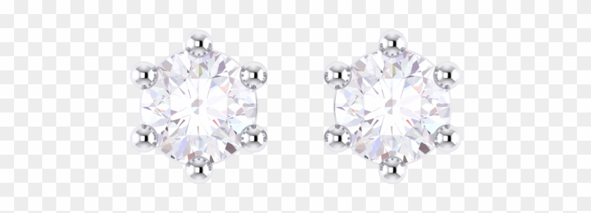 Diamond Stud Earrings - Earrings Clipart #3631186