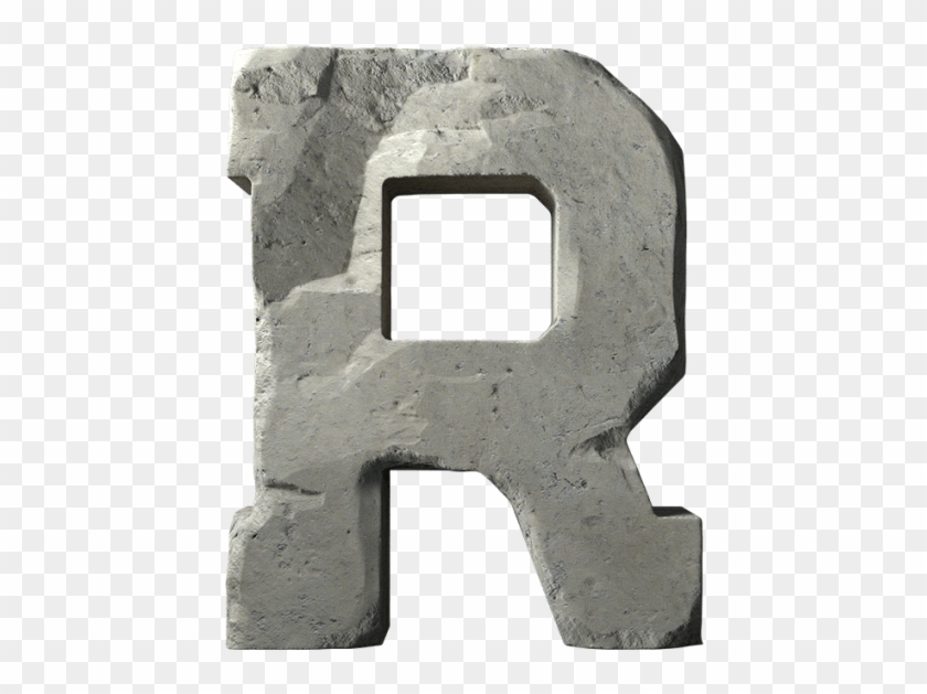 Grunge Stone Font - Wood Clipart #3631215