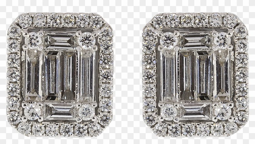 Ascension Diamond Stud Earrings - Earrings Clipart #3631247