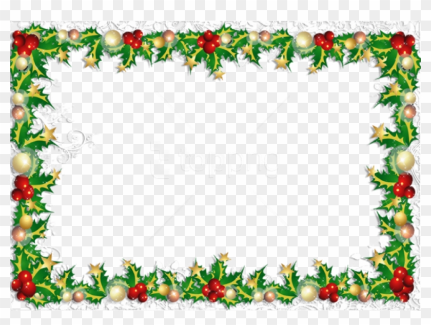 Christmas Card Borders Png Clipart #3631375