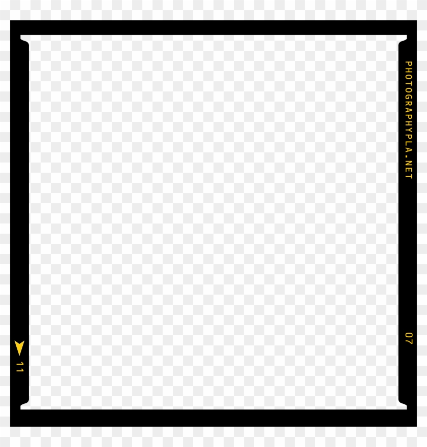 How To Add A Film Rebate To An Image In Photoshop - Film Frame Clipart #3631456