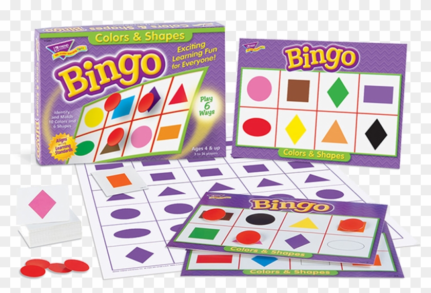 Colores Y Formas Geométricas - Bingo Clipart