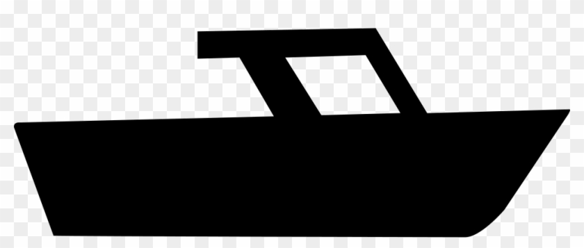 Speed Boat Side View Silhouette Comments - Power Boat Silhouette Png Clipart