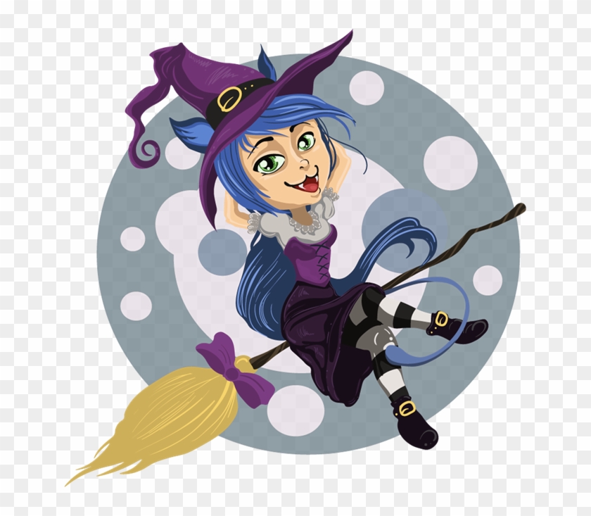 Free Witches Broom Clipart - Witch - Png Download
